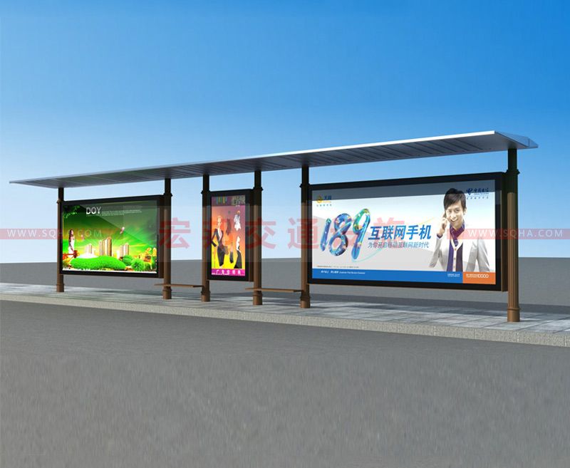 公交候車亭常規(guī)尺寸、價格