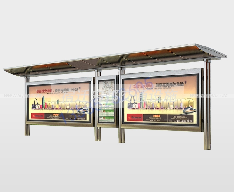 不銹鋼候車亭，地理環(huán)境復雜區(qū)域的最優(yōu)選擇配圖二