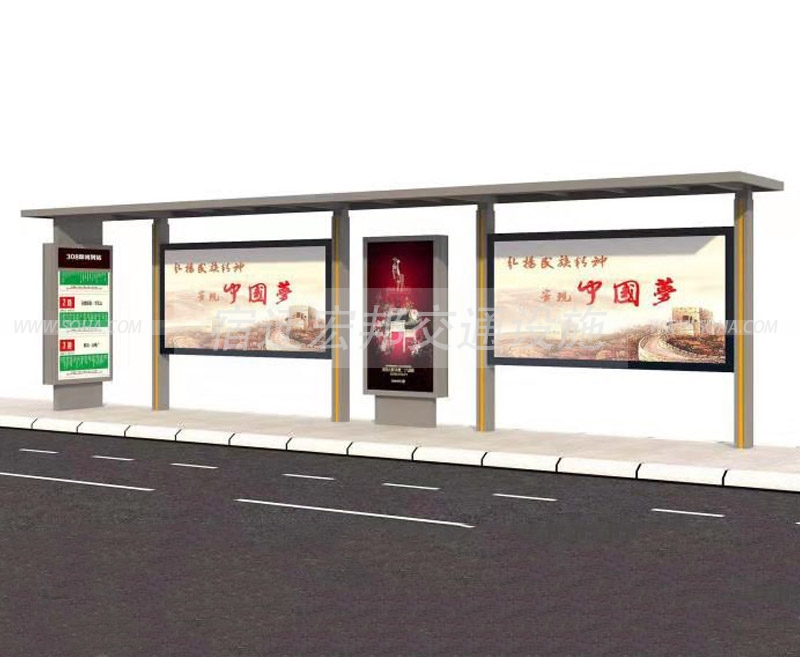 新式候車亭-新款候車亭生產(chǎn)、制作廠家